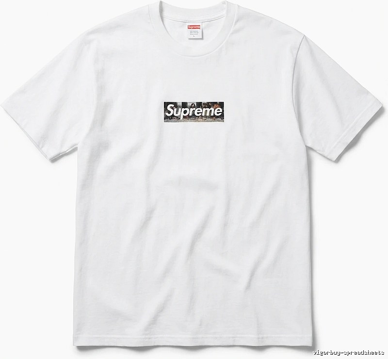 Supreme Retro Style White T-shirt