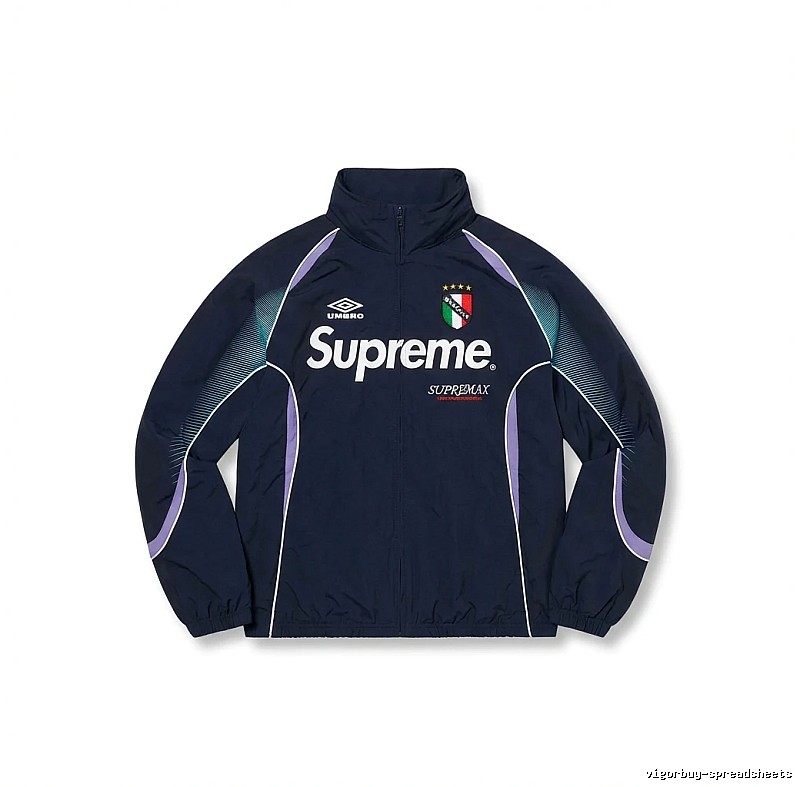 Supreme sporty dark blue jacket