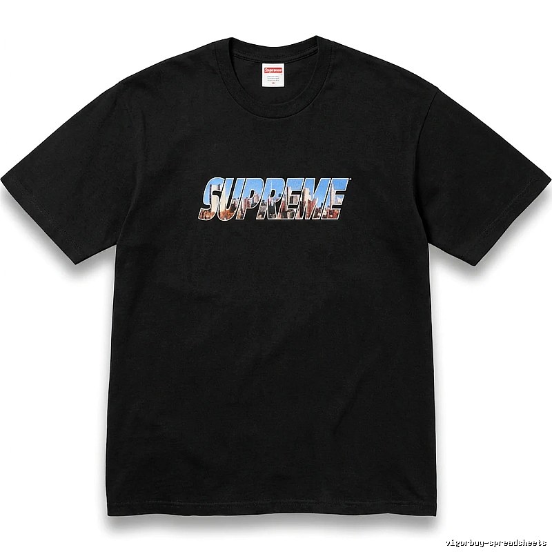 Supreme Urban Style Black T-shirt