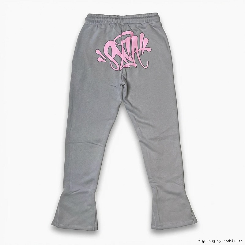 SynaWorld Graffiti Style Grey Sweatpants