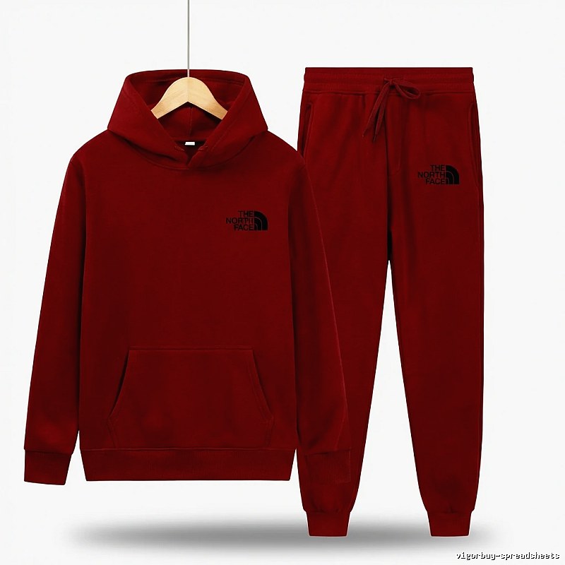 The North Face Casual Sportswear Set (Red)