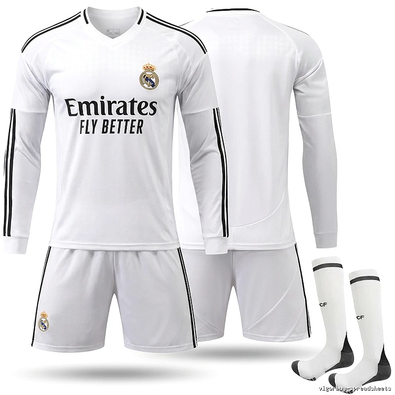 The white sporty jersey of Real Madrid.