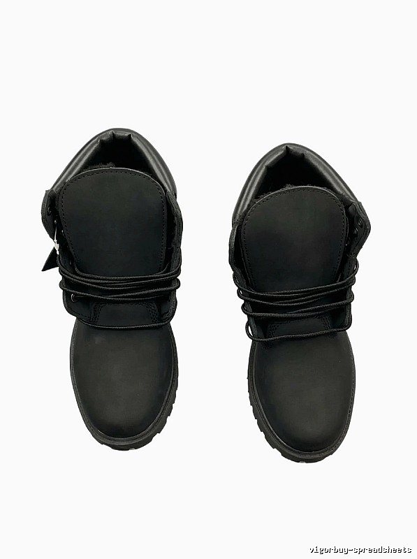 Timberland classic black work boots.