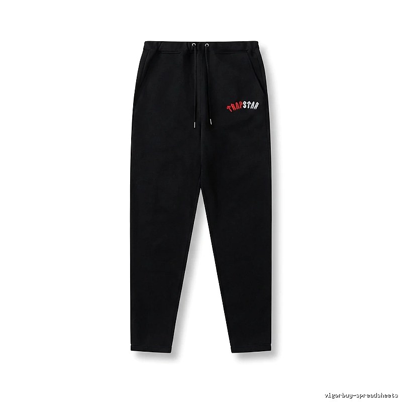 Trapstar minimalist style black sweatpants