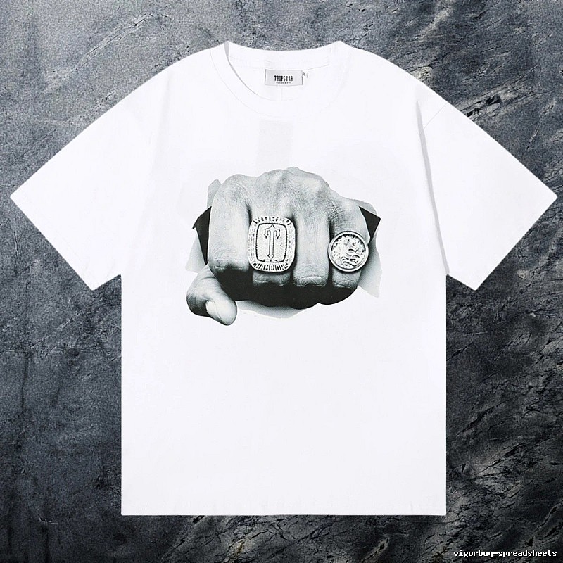 Trapstar Sport Keys graphic T-shirt Black White Key for Collection Drops