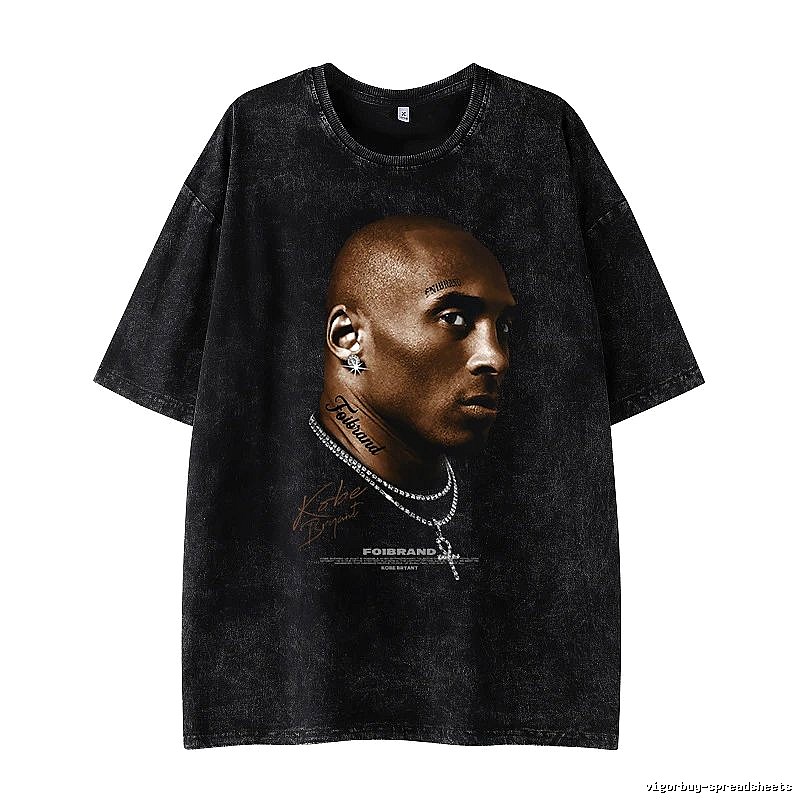 Tupac Resort Portrait graphic T-shirt Black Tupac Collage for Travel Looks