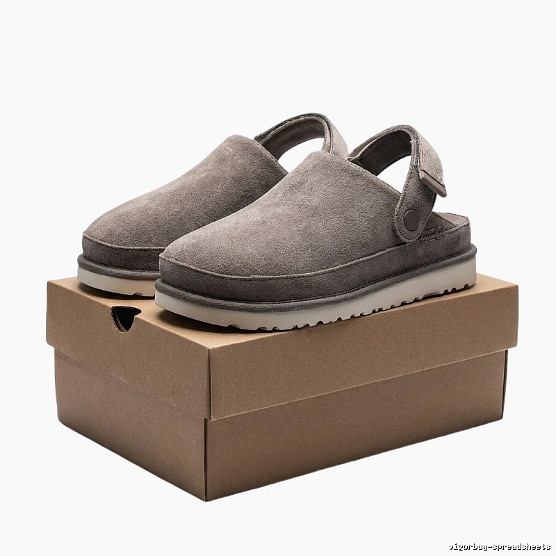 UGG Classic Series Retro Grey Slippers