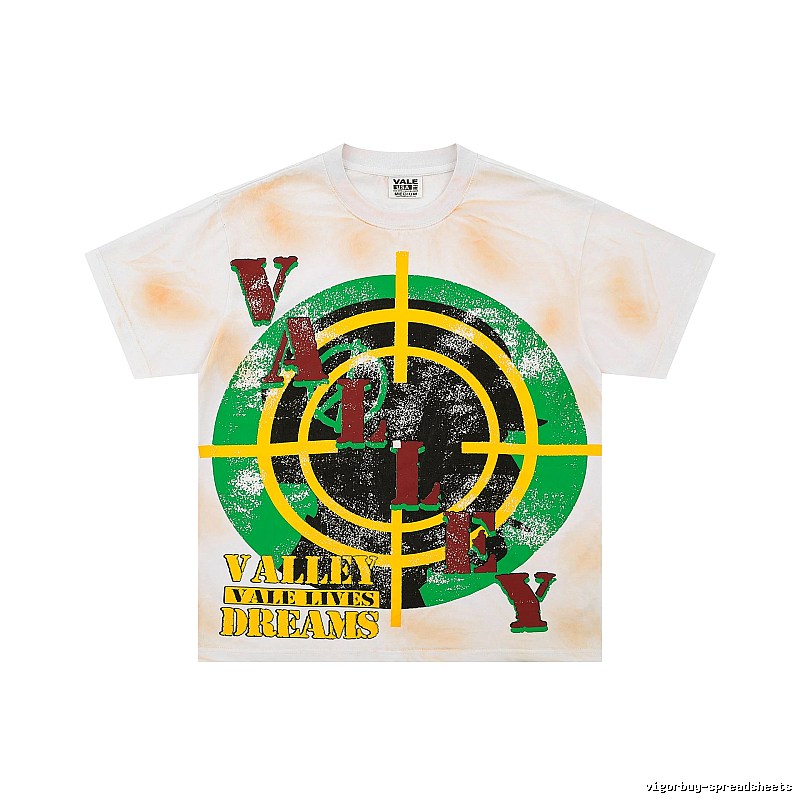 Valley Dream Street Style Tie-dye Short-sleeve T-shirt