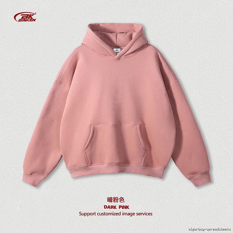 Weekend Pullover hoodie Navy Blank Kangaroo for Seasonal Looks